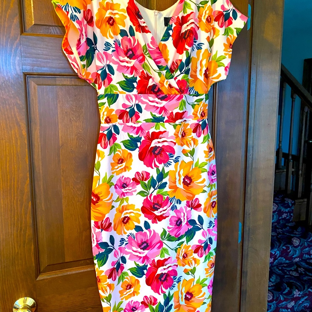 Alexia Admore Floral Midi Dress
